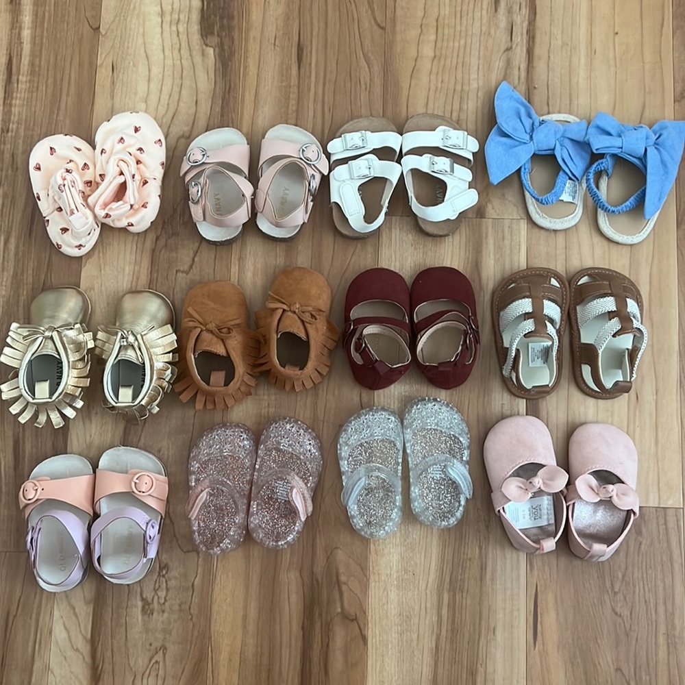 Baby girl shoes 0-3 months